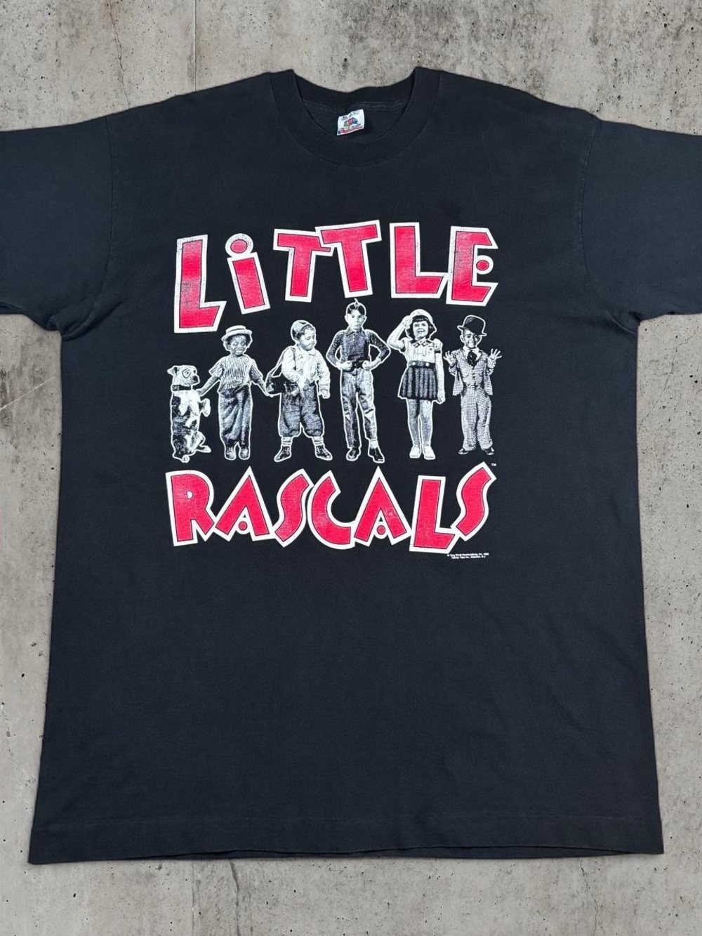 Vintage 1993 Little Rascals Movie T-Shirt Fruit of the Loom XL Made USA Promo